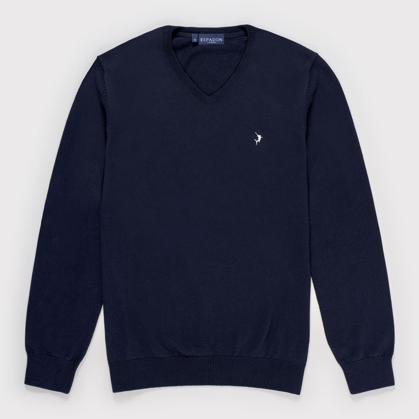 Classic V Neck Jumper - Navy