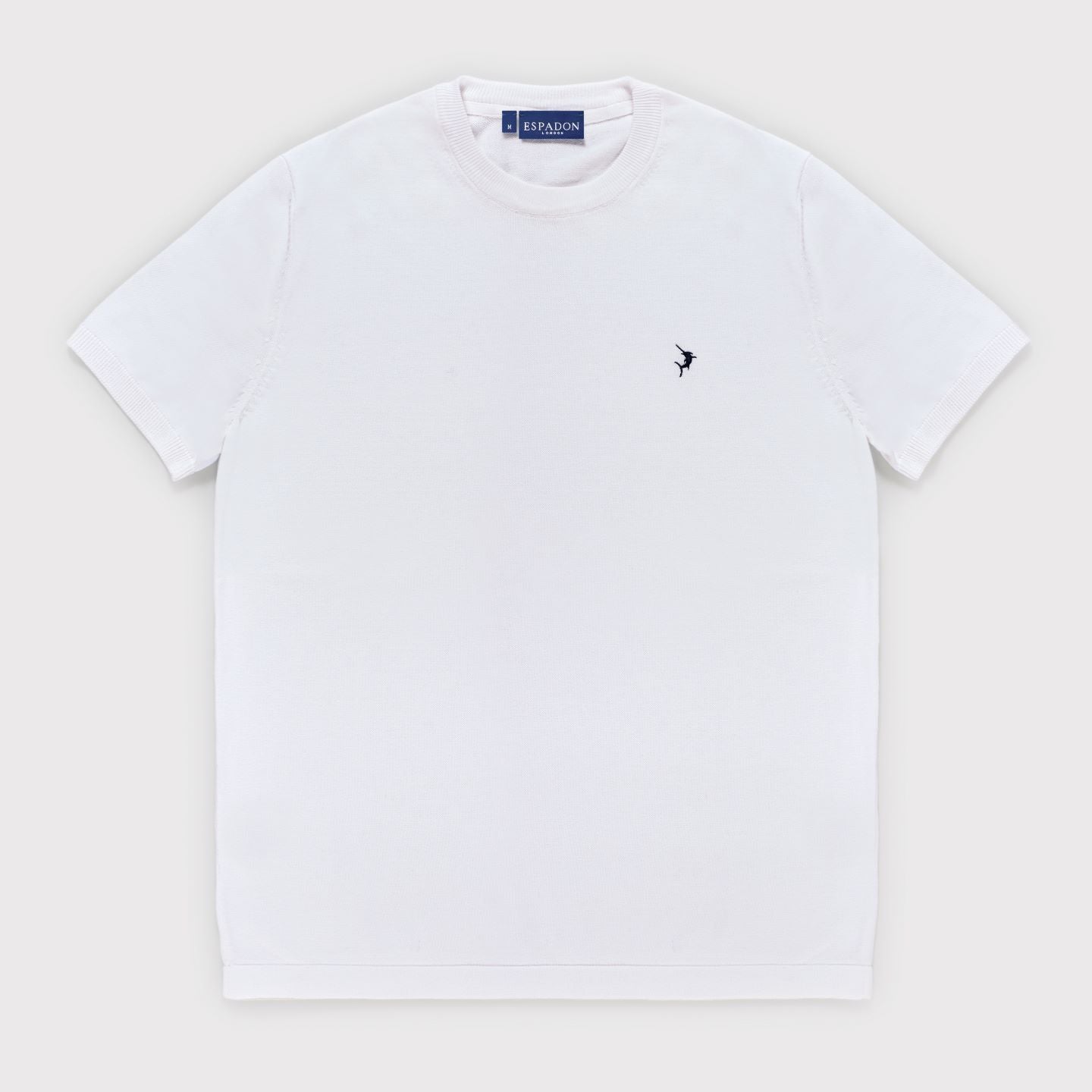 Cotton Knit T-Shirt - White