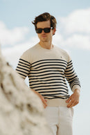 Breton Stripe Jumper - Ecru