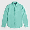 Classic French Linen Shirt - Mint