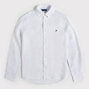 Classic French Linen Shirt - White