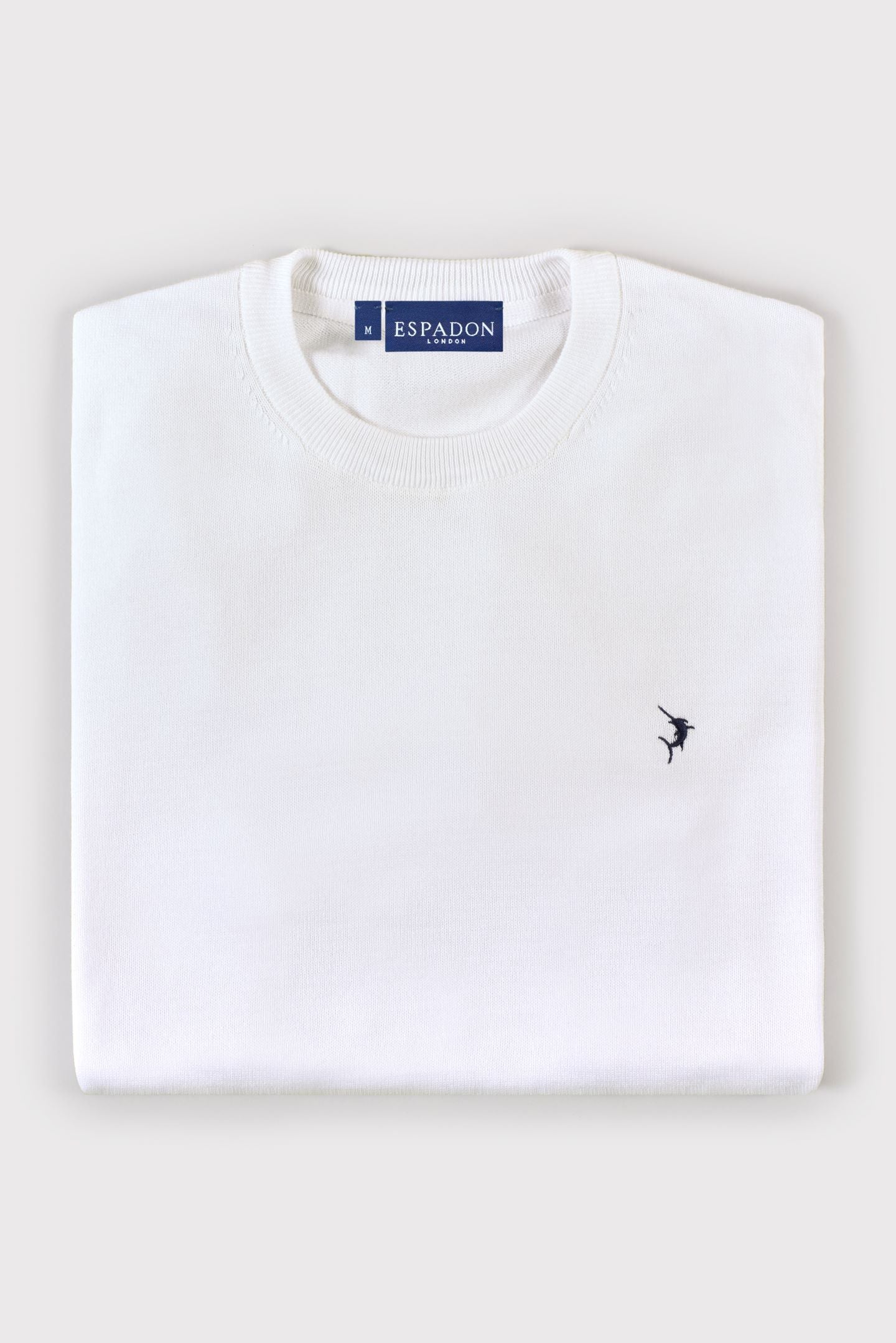 Cotton Knit T-Shirt - White