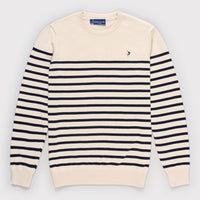 Breton Stripe Jumper - Ecru