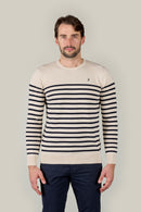 Breton Stripe Jumper - Ecru