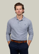 Classic Long Sleeve Polo - Grey