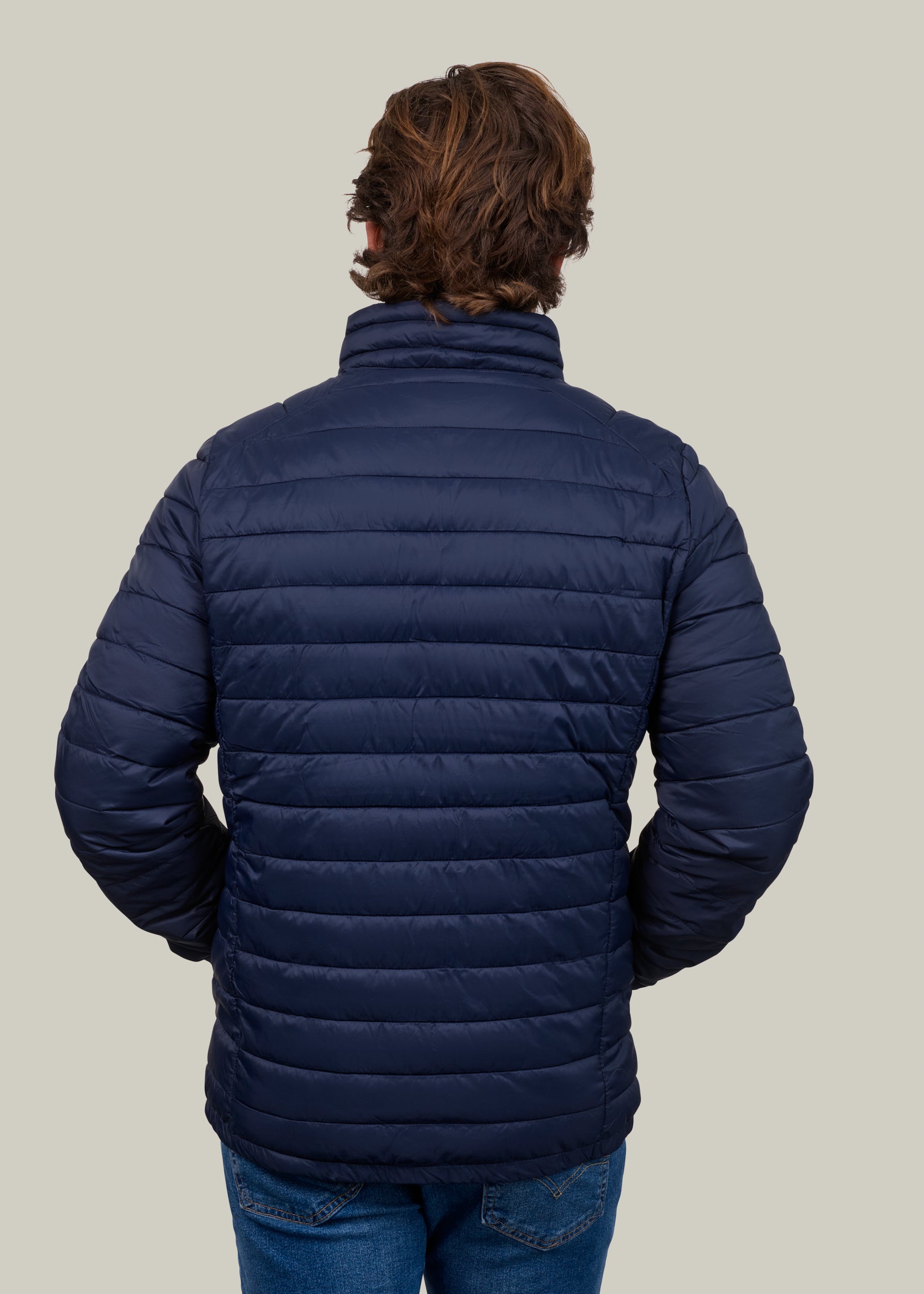 Lightweight Padded Jacket - Navy