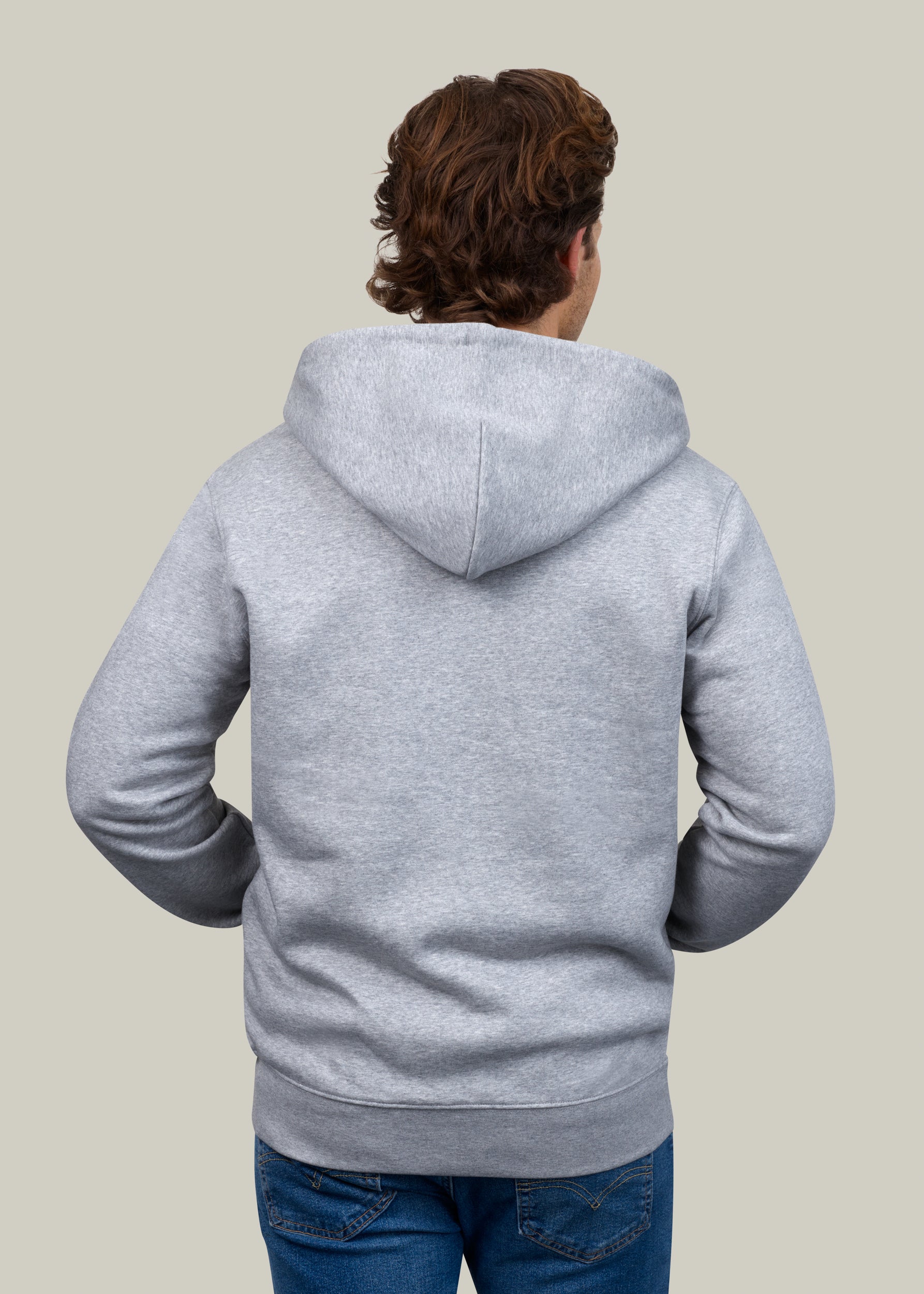 Full Zip Hoodie - Grey