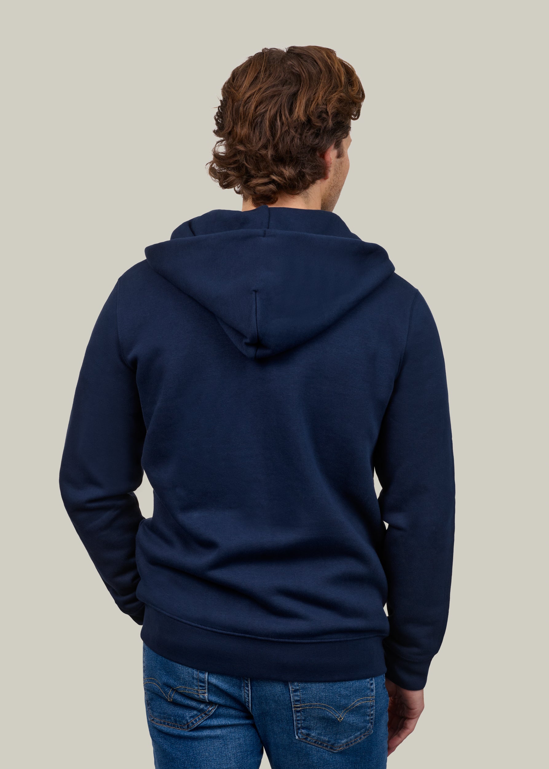 Full Zip Hoodie - Navy