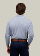 Classic Long Sleeve Polo - Grey