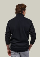 Quarter Zip Jumper - Black