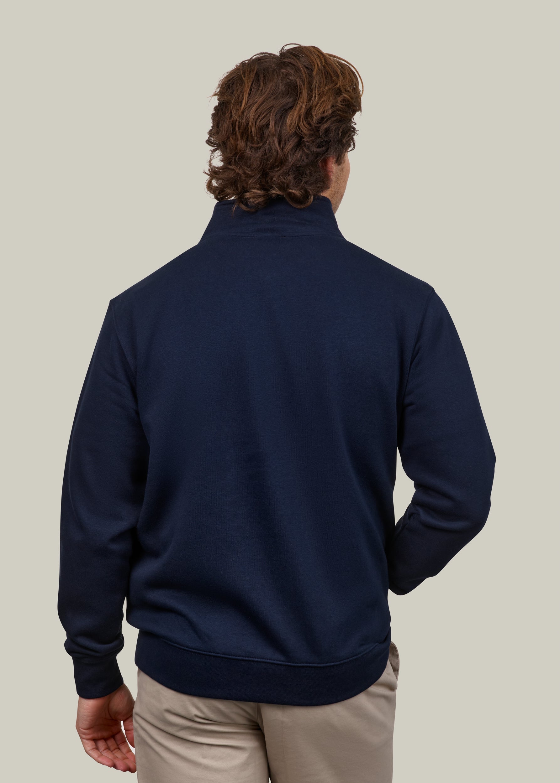 Full Zip Jumper - Navy