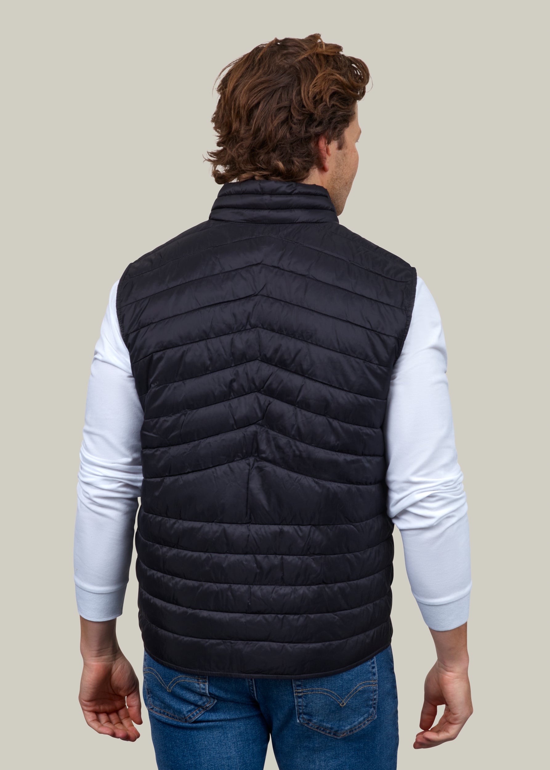 Lightweight Padded Gilet - Black