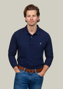 Classic Long Sleeve Polo - Navy