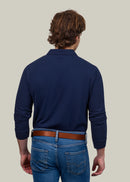 Classic Long Sleeve Polo - Navy