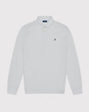 Classic Long Sleeve Polo - White
