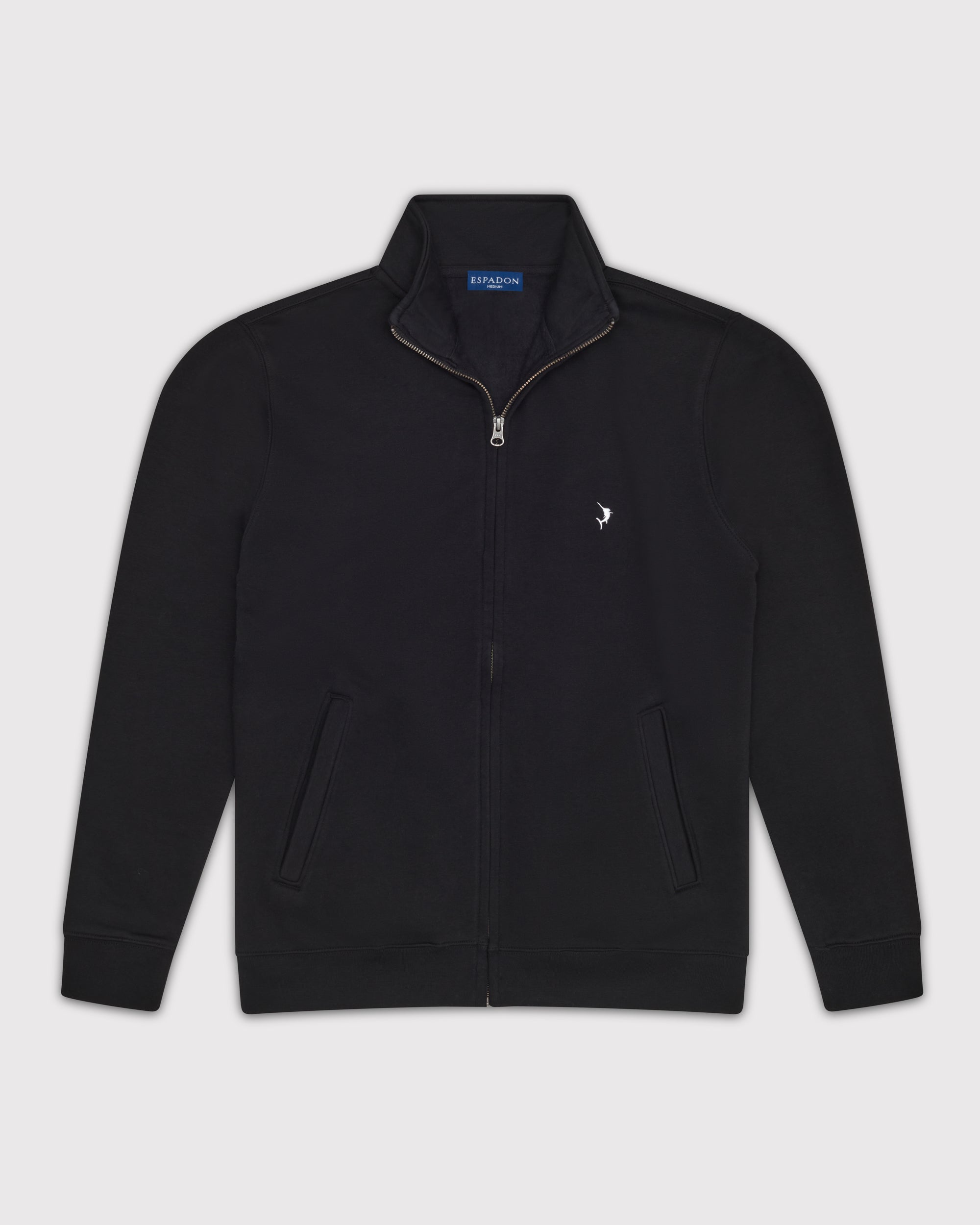 Full Zip Jumper -Black
