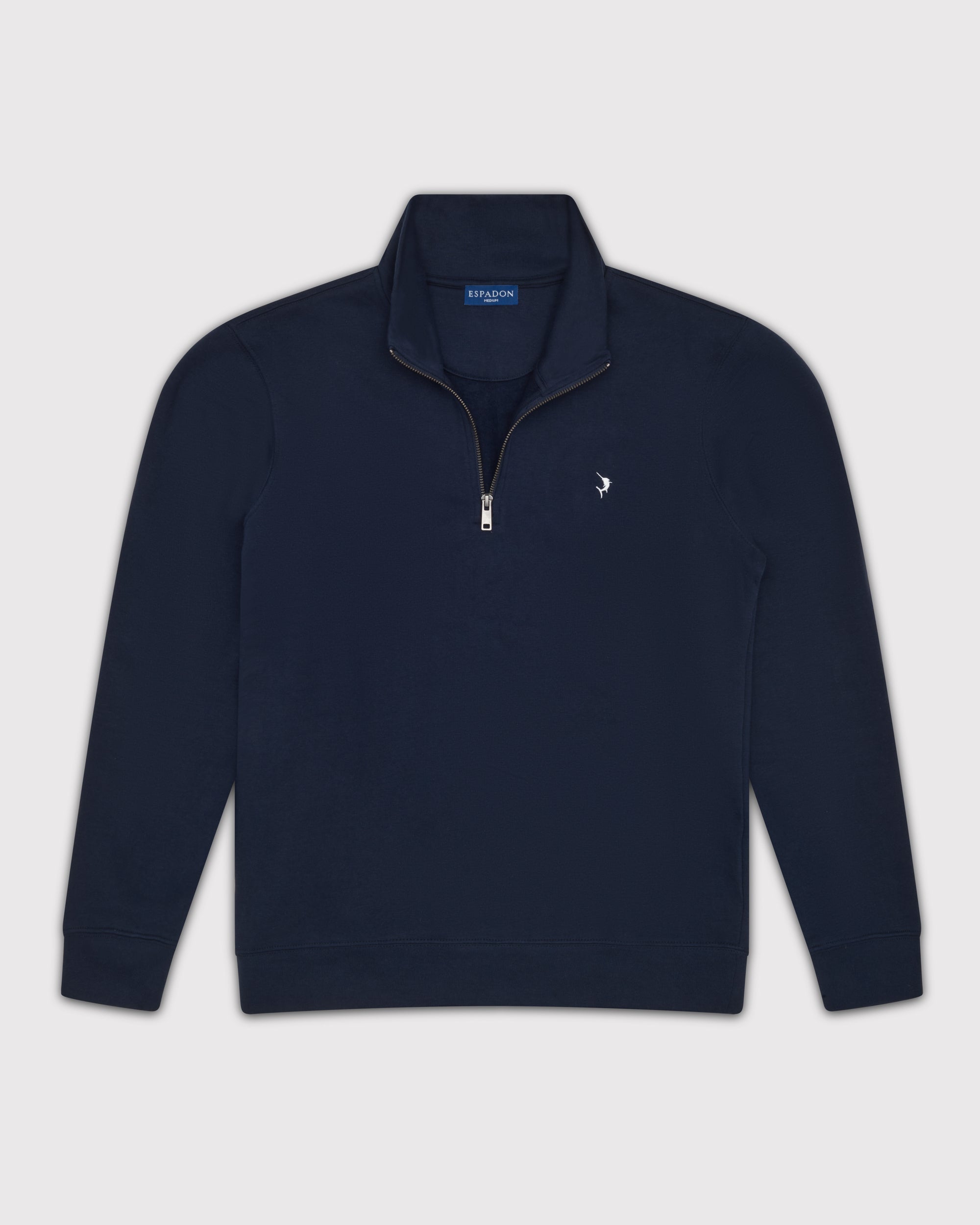 Quarter Zip Jumper - Navy