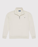 Quarter Zip Jumper - Ecru
