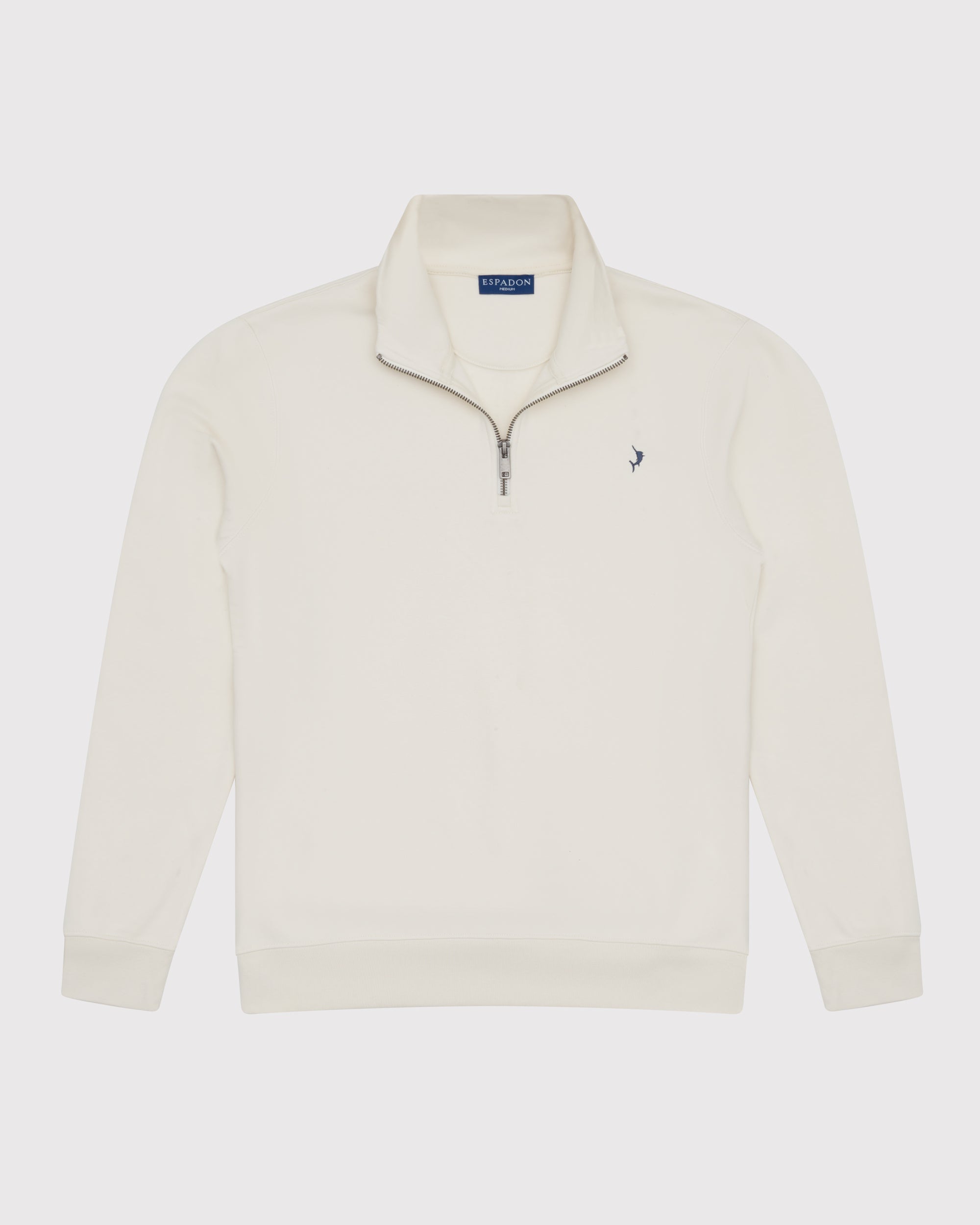 Quarter Zip Jumper - Ecru