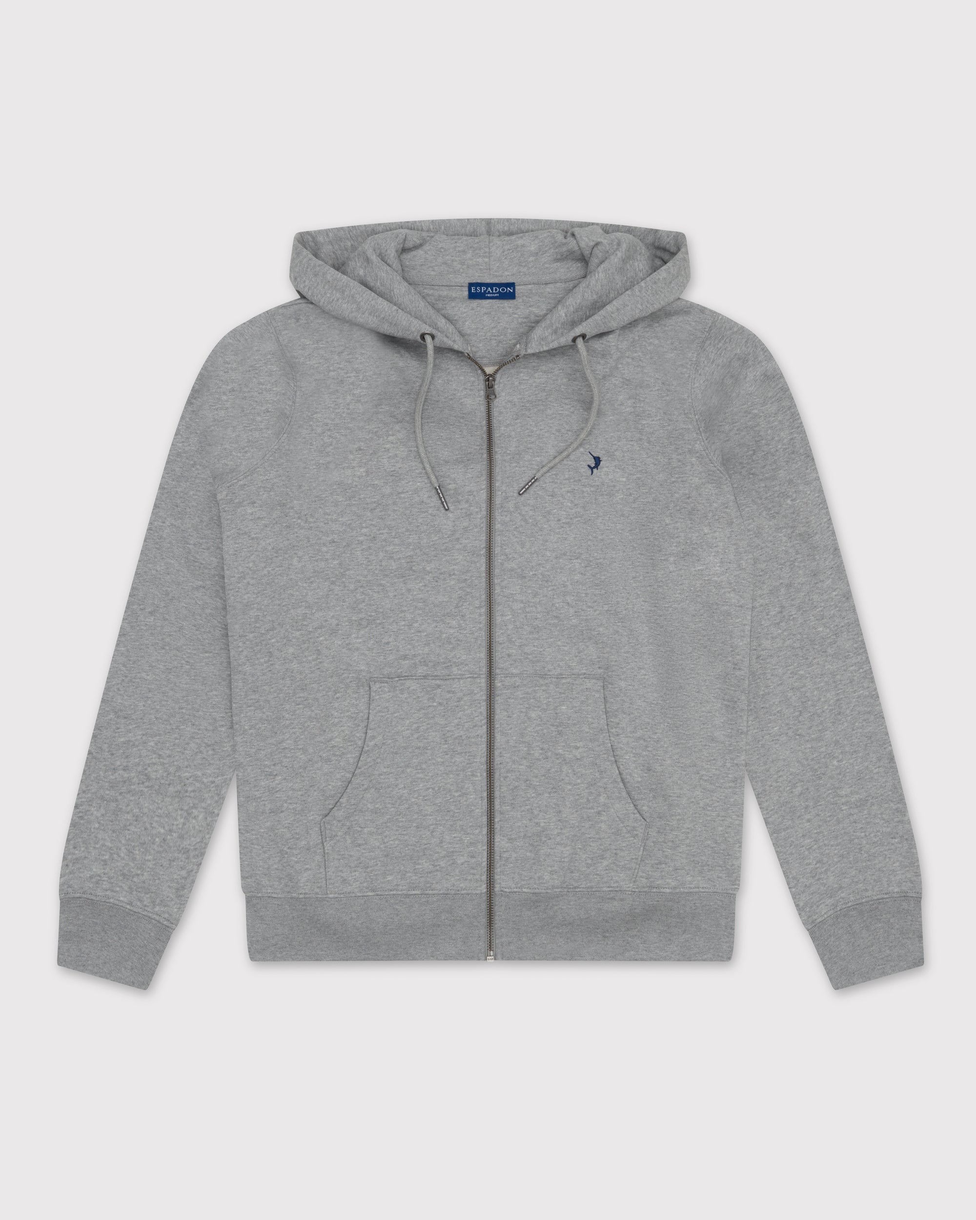 Full Zip Hoodie - Grey