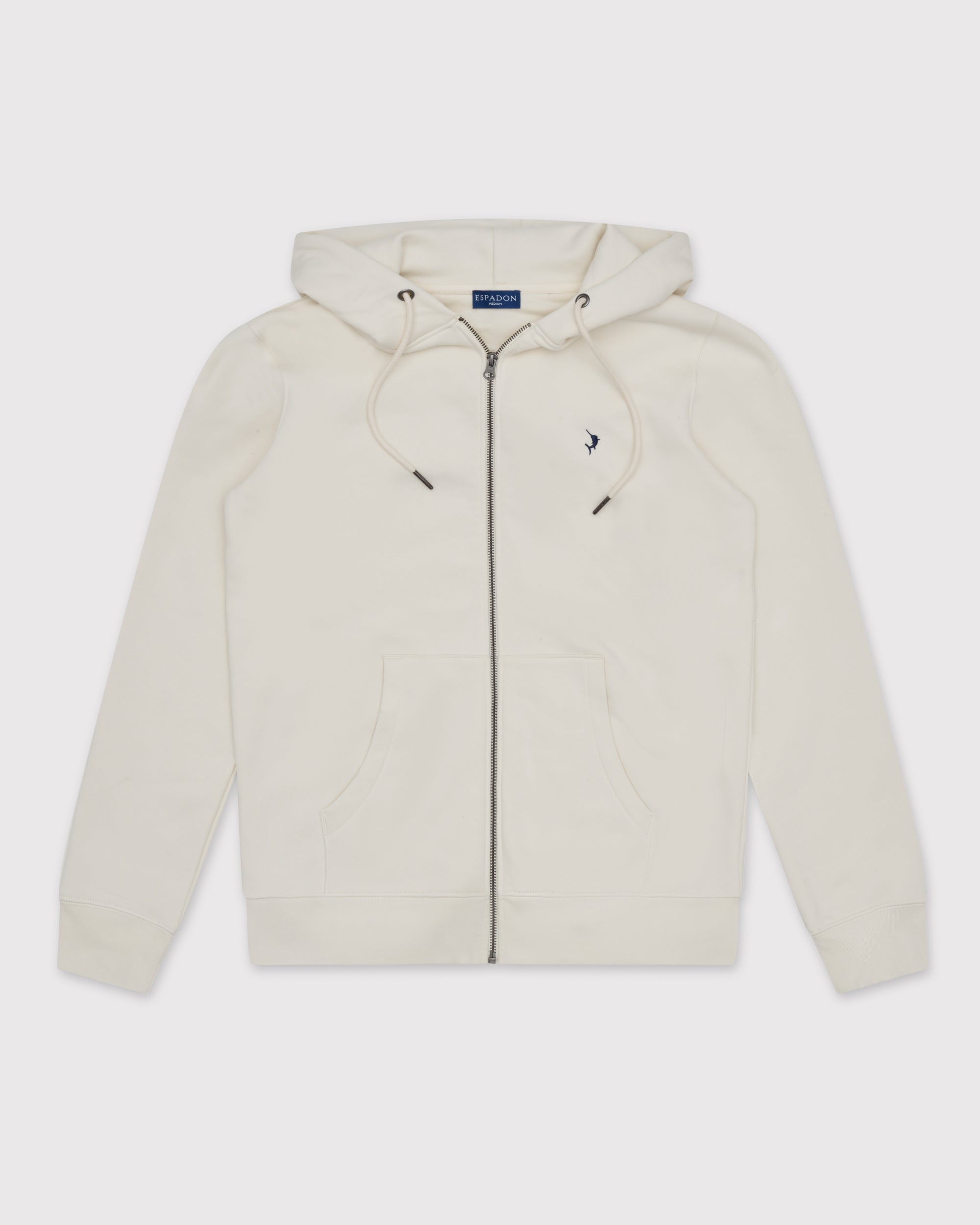 Full Zip Hoodie - Cream