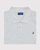 Classic Long Sleeve Polo - White
