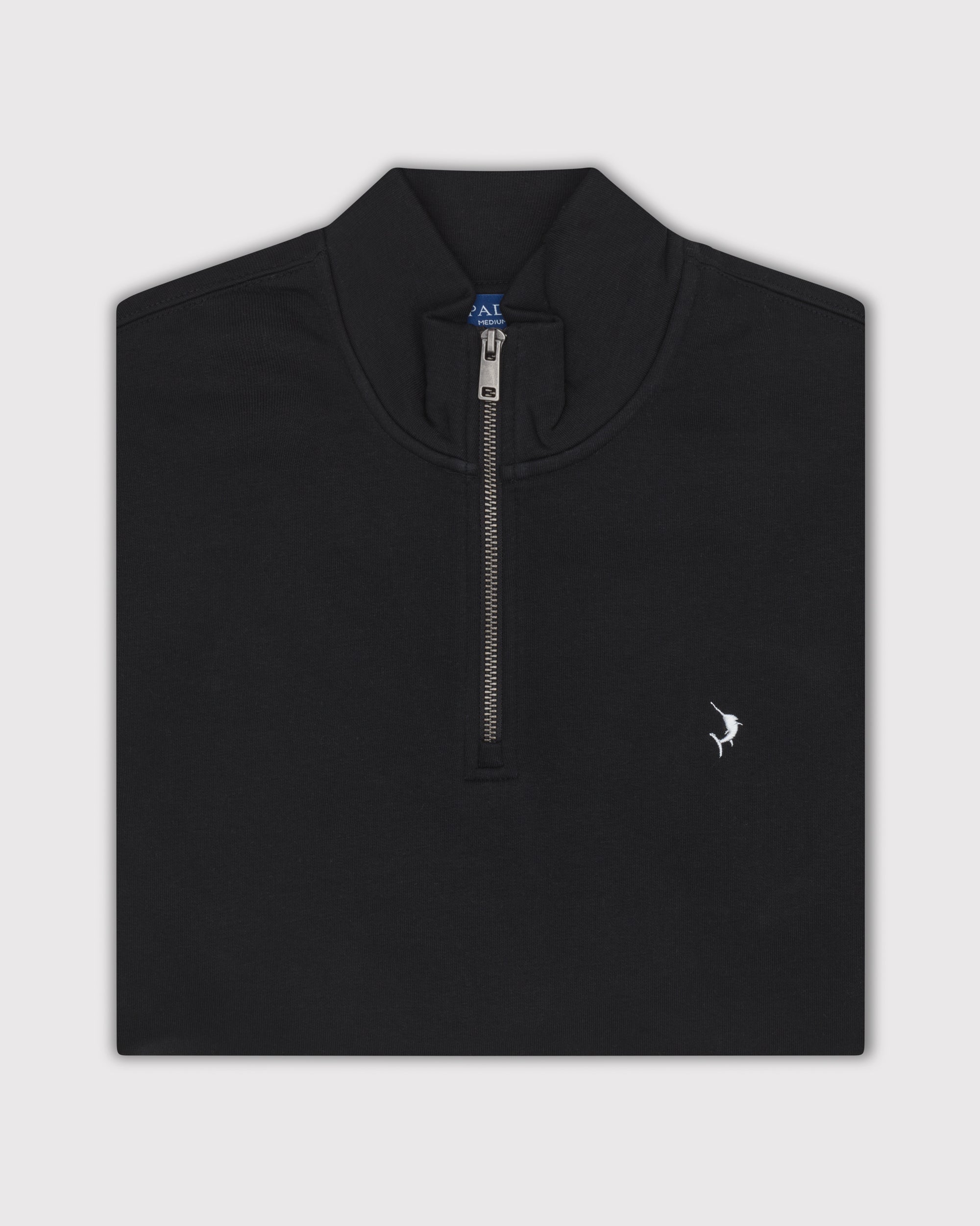 Quarter Zip Jumper - Black