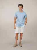 Organic Cotton Logo Print T-Shirt - Sky