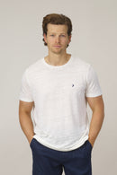 Espadon Linen T-Shirt - Ecru
