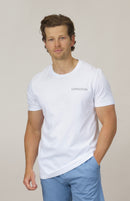 Organic Cotton Logo Print T-Shirt - White