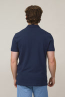 Espadon Original Organic Cotton Polo - Navy