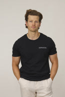 Organic Cotton Logo Print T-Shirt - Black