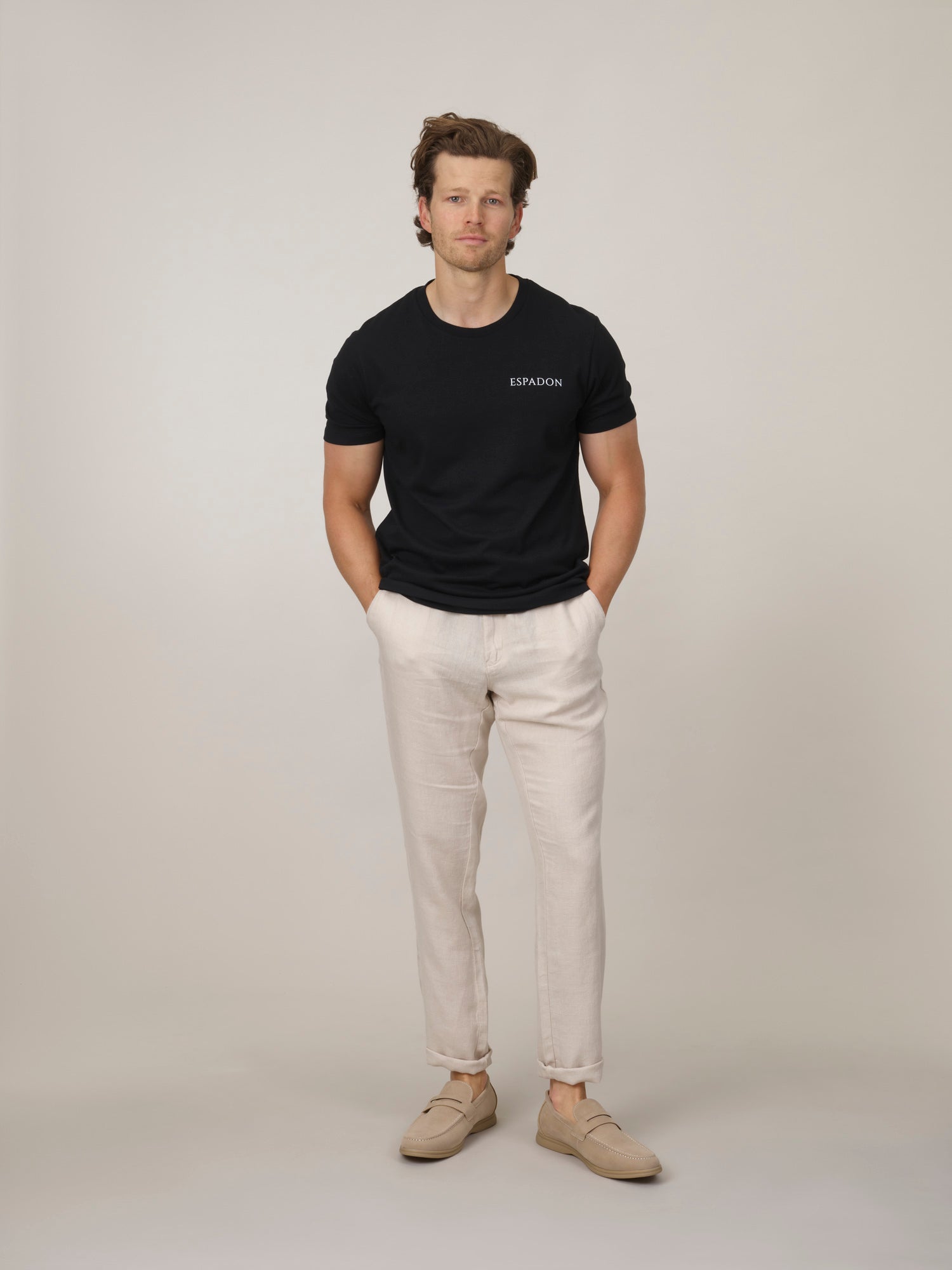 Organic Cotton Logo Print T-Shirt - Black