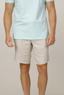 Espadon Linen Shorts - Beige