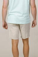 Espadon Linen Shorts - Beige