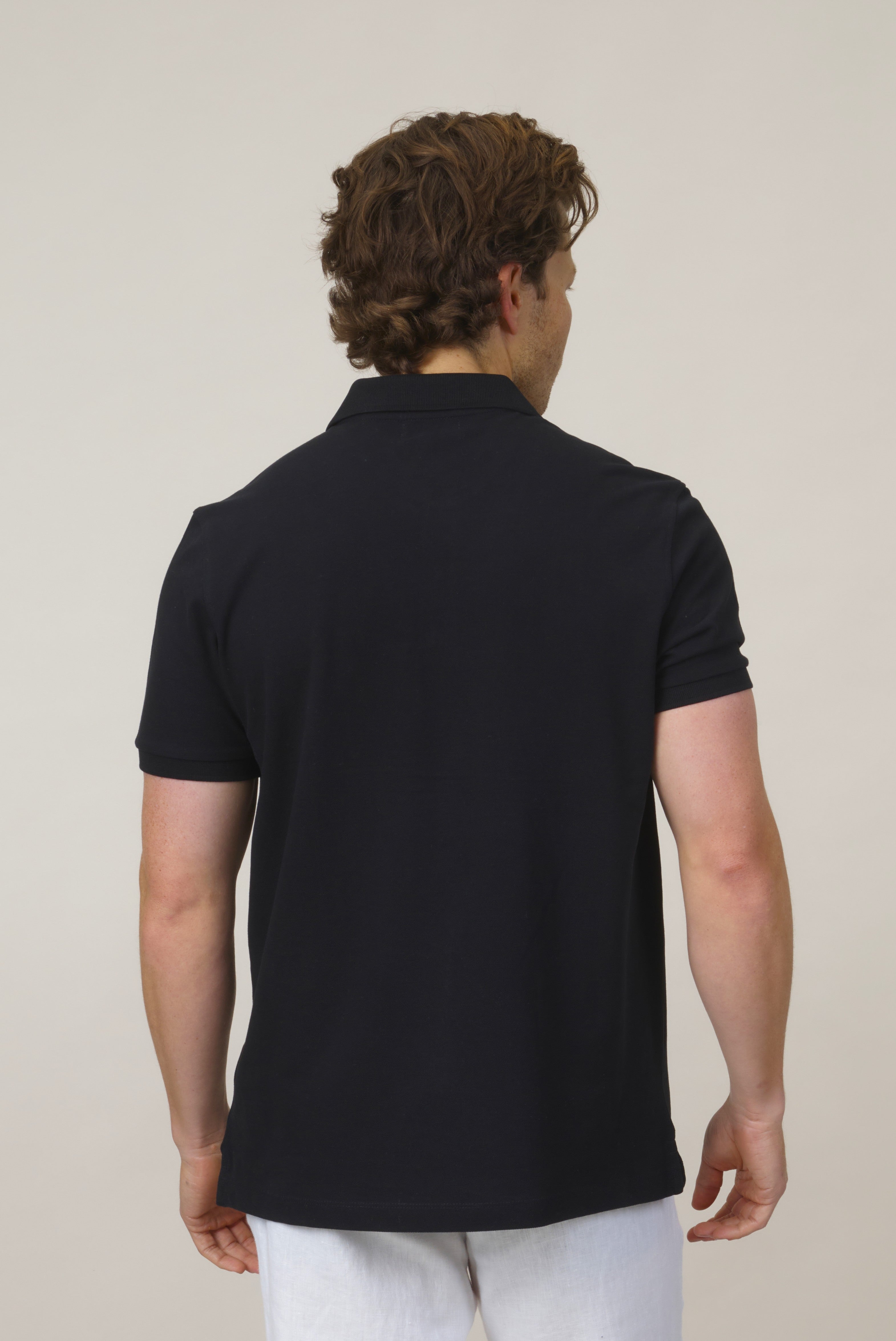 Espadon Original Organic Cotton Polo - Black