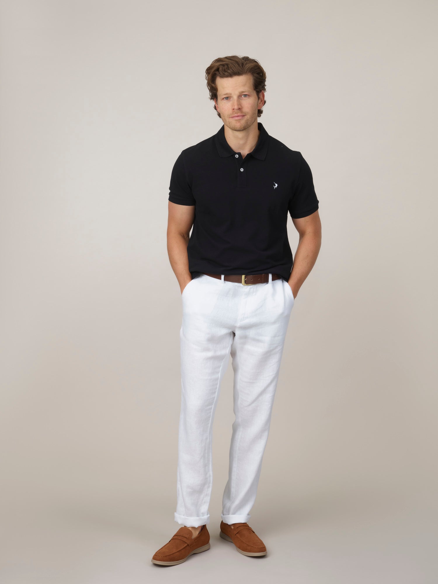 Espadon Original Organic Cotton Polo - Black