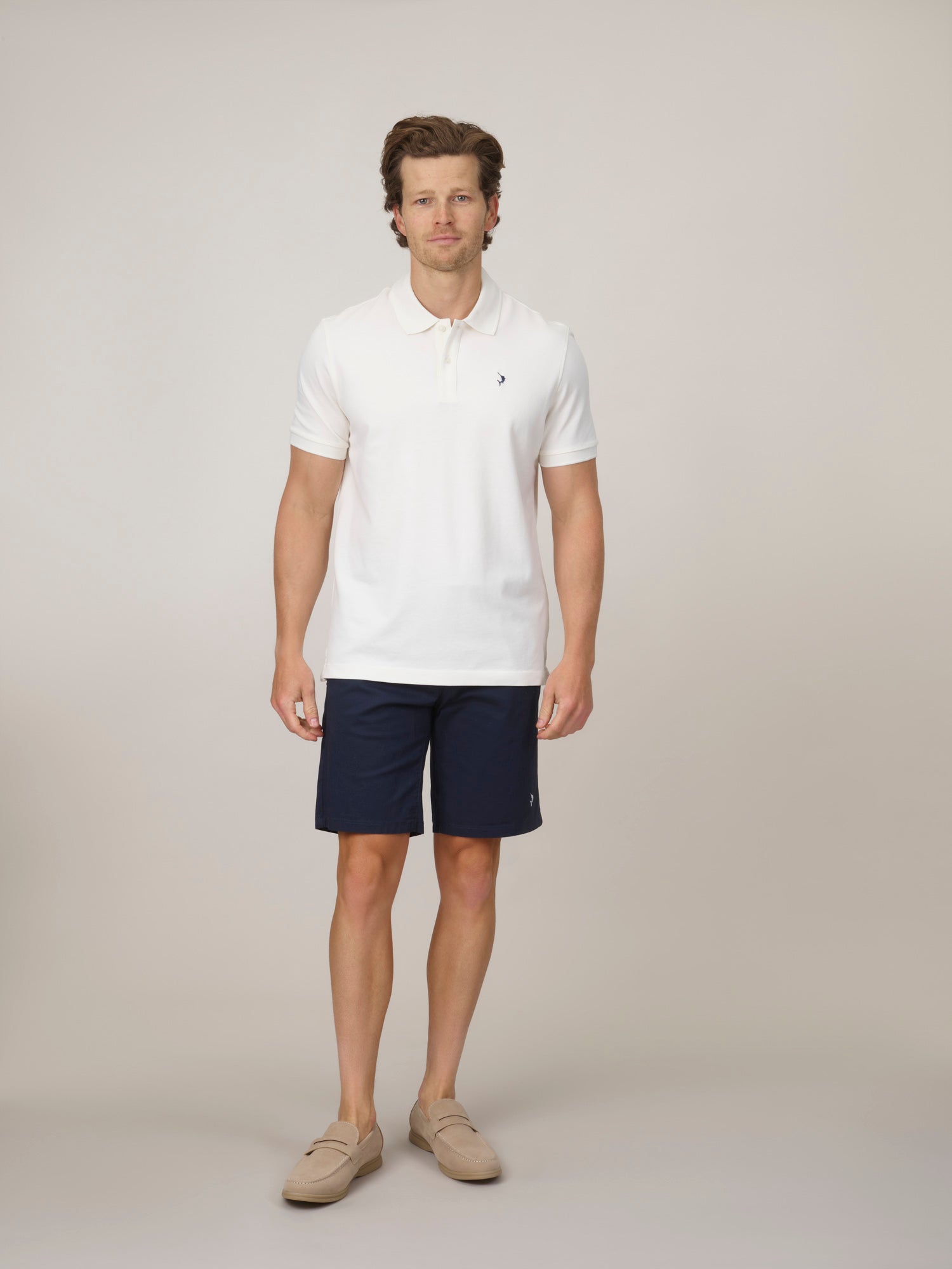 Espadon Original Organic Cotton Polo - Ecru