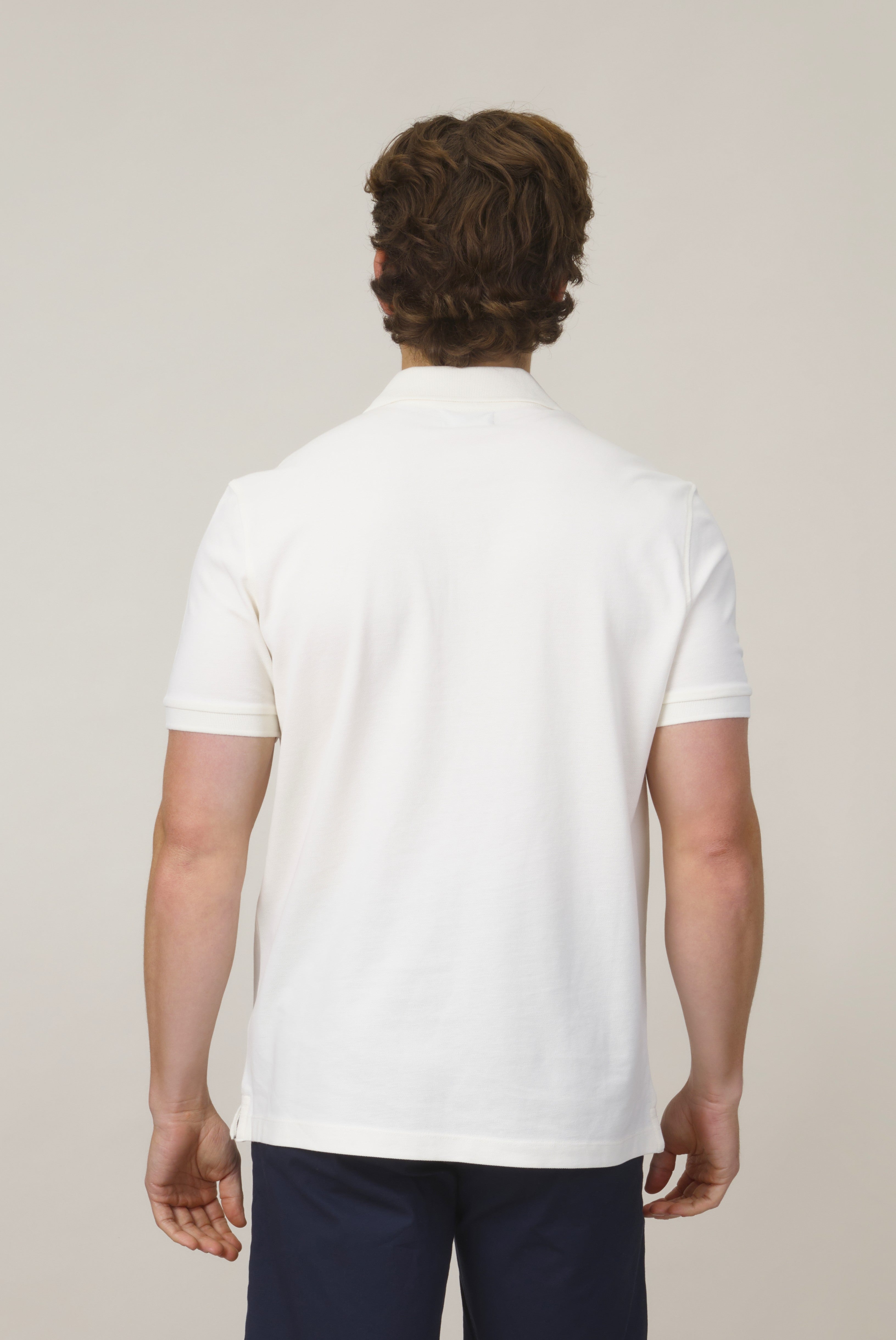 Espadon Original Organic Cotton Polo - Ecru