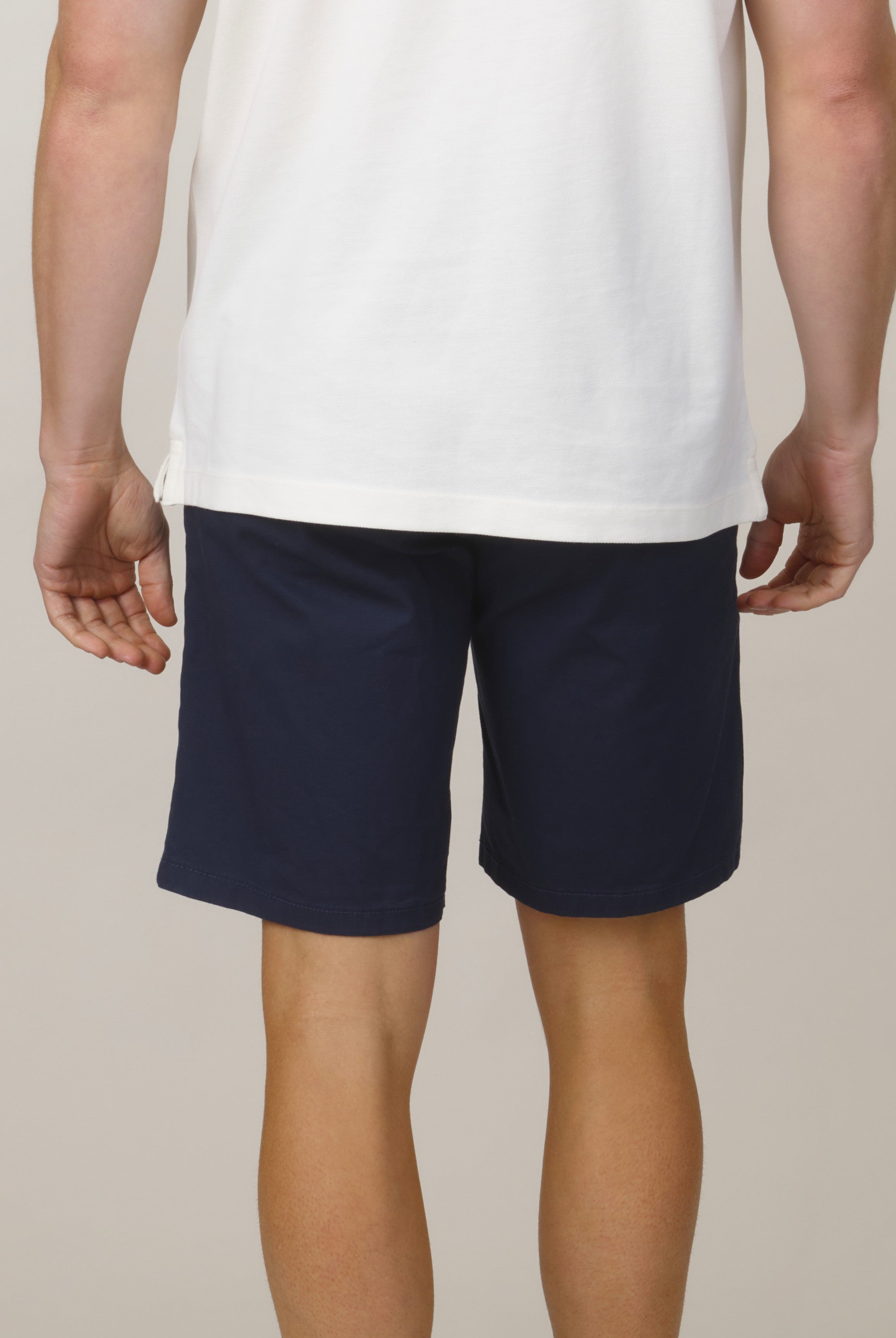 Organic Cotton Chino Shorts - Navy