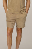 Espadon Towelling Shorts - Sand