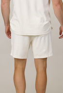 Espadon Towelling Shorts - Ecru