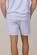 Espadon Towelling Shorts - Lavender