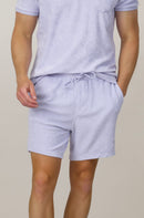 Espadon Towelling Shorts - Lavender