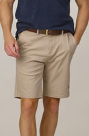 Organic Cotton Chino Shorts - Beige
