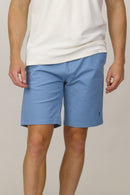 Organic Cotton Chino Shorts - Sky Blue
