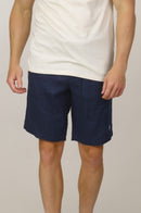 Espadon Linen Shorts - Navy