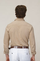 Espadon Cotton Jersey Shirt - Sand