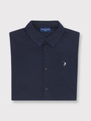 Espadon Cotton Jersey Shirt - Navy