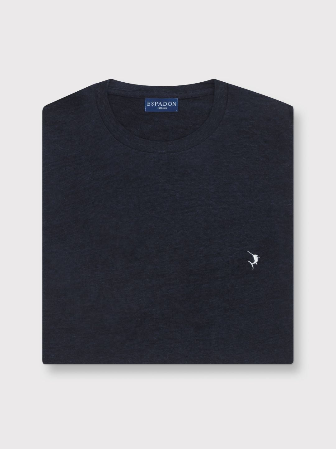Espadon Linen T-Shirt - Navy